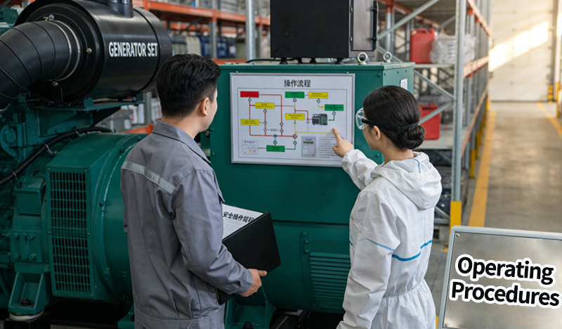 Operation precautions for diesel generator sets