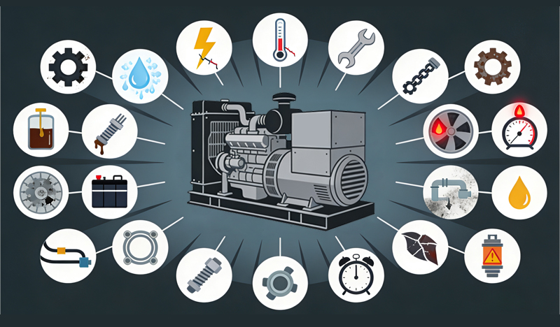 32 common problems with diesel generator sets