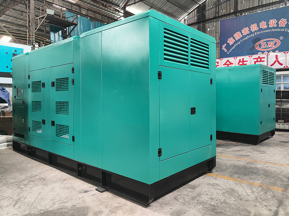 Export to Libya Two 750KVA Cummins silent diesel generator sets