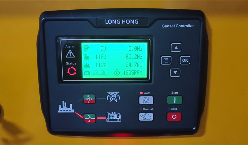 Operation and processing of diesel generator sets