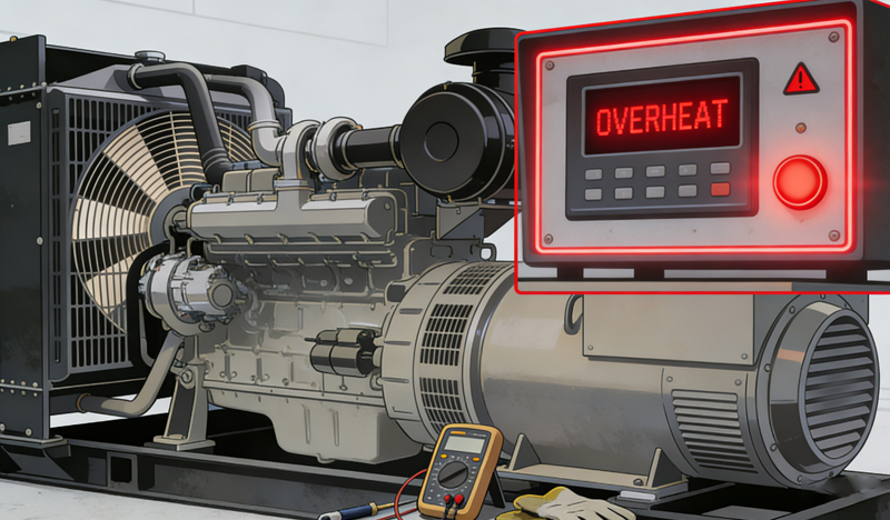 Do you know the inspection method for overheating of generator sets?